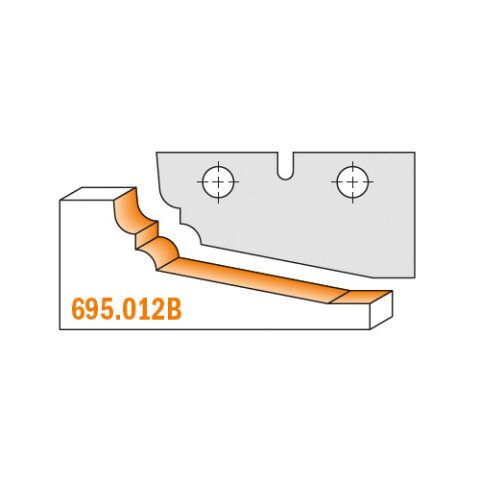 CMT Profilmesser B (Paar) für 694.012 HW - C695.012B