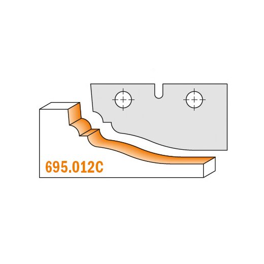 CMT Profilmesser C (Paar) für 694.012 HW