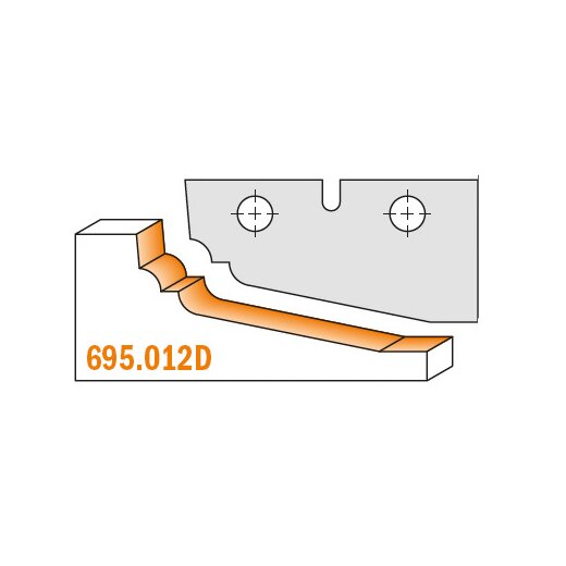 CMT Profilmesser D (Paar) für 694.012 HW - C695.012D