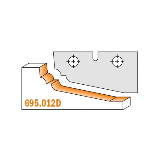 CMT Profilmesser D (Paar) für 694.012 HW