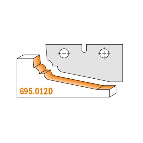 CMT Profilmesser D (Paar) für 694.012 HW - C695.012D