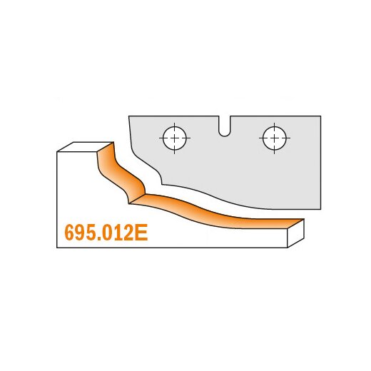 CMT Profilmesser E (Paar) für 694.012 HW - C695.012E