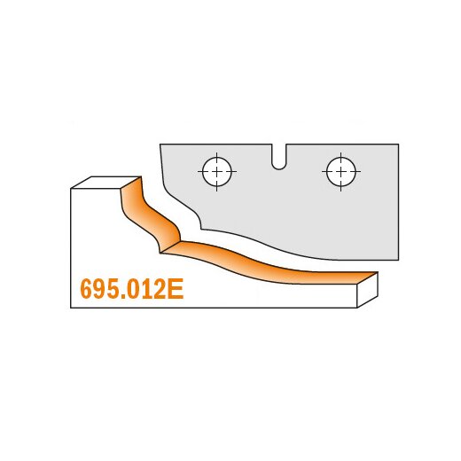 CMT Profilmesser E (Paar) für 694.012 HW