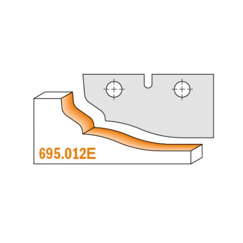 CMT Profilmesser E (Paar) für 694.012 HW - C695.012E