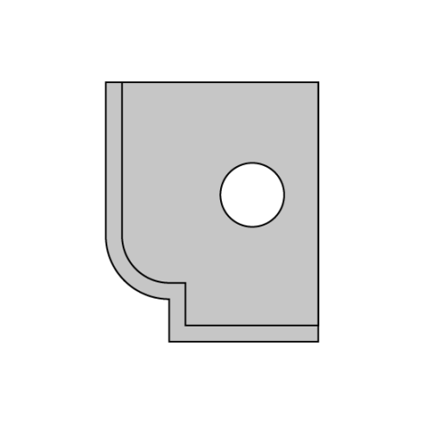 CMT Profilmesser A1 (Paar) f&uuml;r 694.013 HW - C695.013.A1