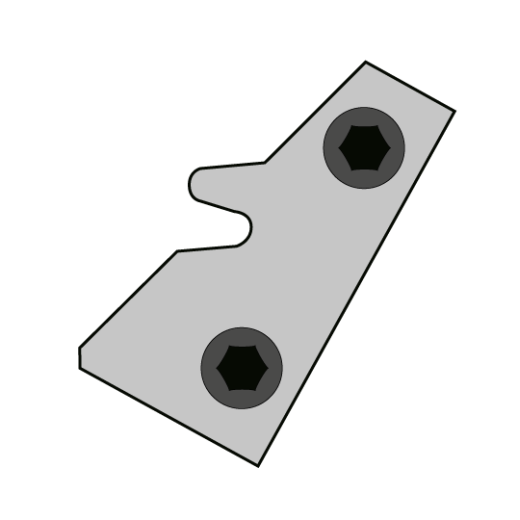 CMT Profilmesser Paar für Gehrungs-Verleimfräser (43x23x2mm) für 694.011 HW - C695.011.01