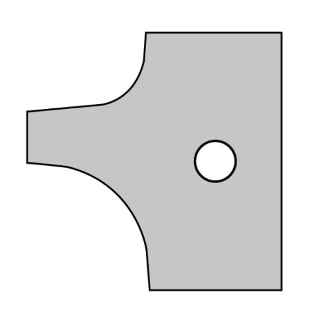 CMT Messerpaar f&uuml;r Multi-Radienfr&auml;ser R=4/8mm...