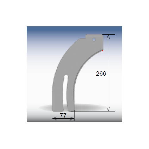 AKE SuperSilent Spaltkeil Altendorf mit Bohrung 1,9 mm für D300-315 mm