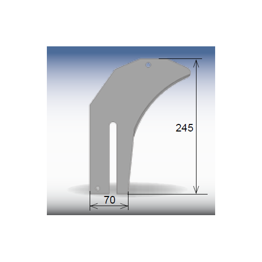 AKE SuperSilent Spaltkeil Martin mit Bohrung 1,9mm für D250-315mm
