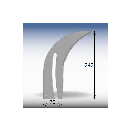 AKE SuperSilent Spaltkeil Martin mit Bohrung 1,9mm für D250-315mm - 10176762