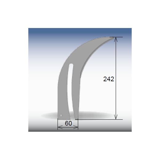 AKE SuperSilent Spaltkeil Panhans mit Bohrung 1,9mm für D250-350mm - 10177006