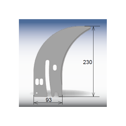 AKE SuperSilent Spaltkeil Robland mit Bohrung 1,9mm für D300-350mm - 10177087