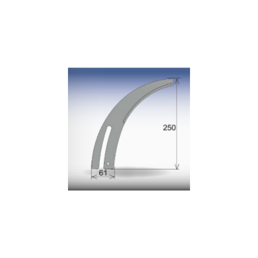 AKE SuperSilent Spaltkeil Felder mit Bohrung 2,2 mm für D350mm - 10195318