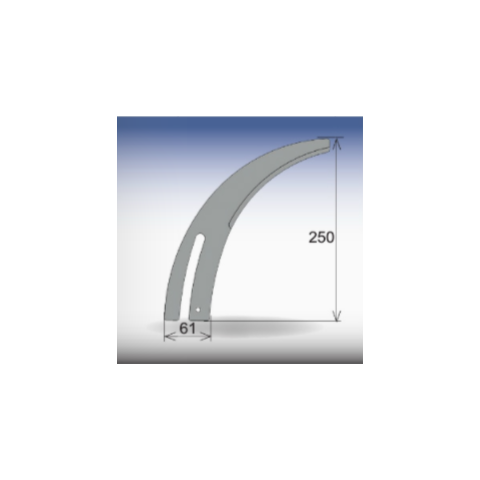 AKE SuperSilent Spaltkeil Felder mit Bohrung 2,2 mm...