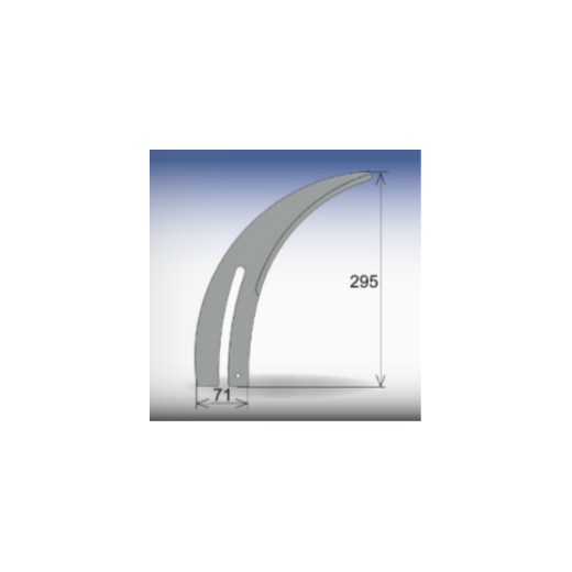 AKE SuperSilent Spaltkeil Felder mit Bohrung 2,2 mm für D350mm - 10195319
