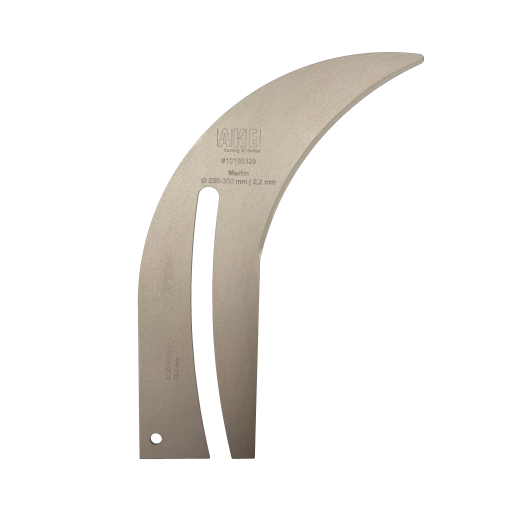 AKE SuperSilent Spaltkeil Martin mit Bohrung 2,2 mm für D350mm