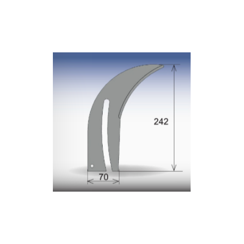 AKE SuperSilent Spaltkeil Martin mit Bohrung 2,2 mm für D350mm - 10195329
