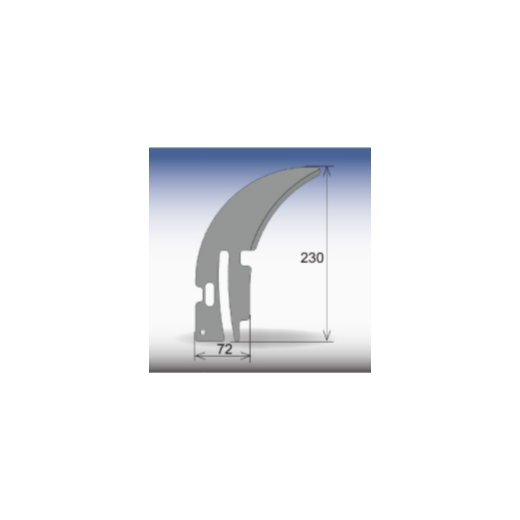 AKE SuperSilent Spaltkeil Robland mit Bohrung 2,2 mm für D350mm - 10195332