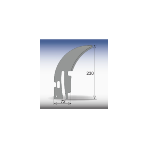 AKE SuperSilent Spaltkeil Robland mit Bohrung 2,2 mm...
