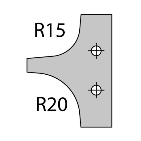 CMT Radius Profilmesser f&uuml;r Multi-Radienfr&auml;ser...