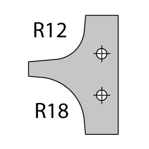 CMT Radius Profilmesser f&uuml;r Multi-Radienfr&auml;ser...