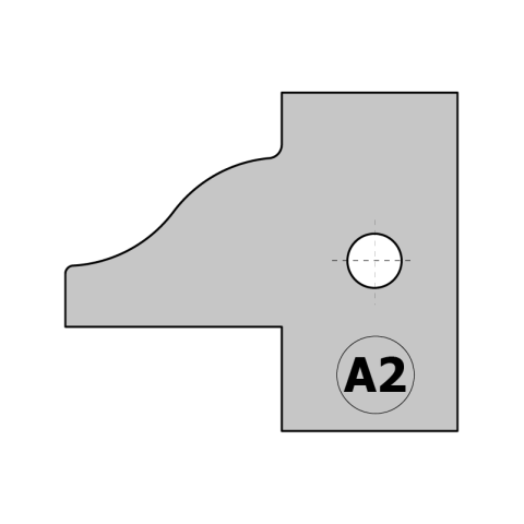 CMT HW Messer (Paar) A2 25x29,8x2mm f&uuml;r 694.015...