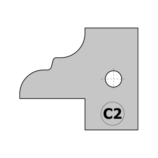 CMT HW Messer (Paar) C2 25x29,8x2mm für 694.015 Profil- und Konterprofilmesserkopf