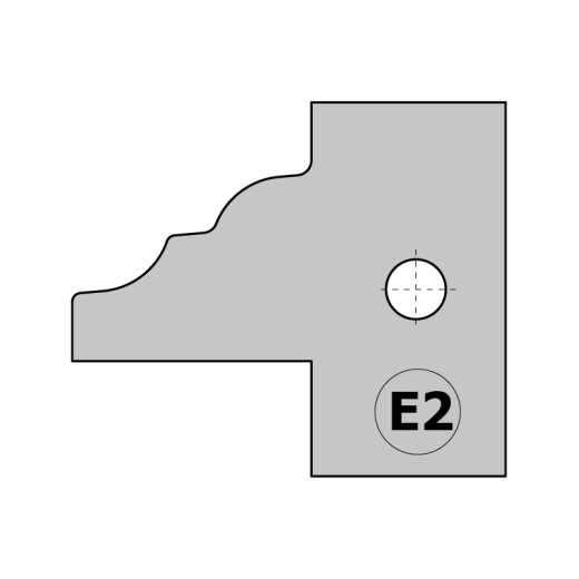 CMT HW Messer (Paar) E2 25x29,8x2mm für 694.015 Profil- und Konterprofilmesserkopf