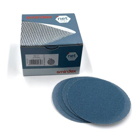 Smirdex 150mm Gitternetz - Schleifscheibe P 320 mit Keramikkorn 50 Stück - KF750410320