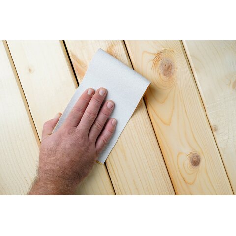 Smirdex P240 Schleifpapier Rolle Universal "510" 115mm Aluminiumoxid weiß 50m