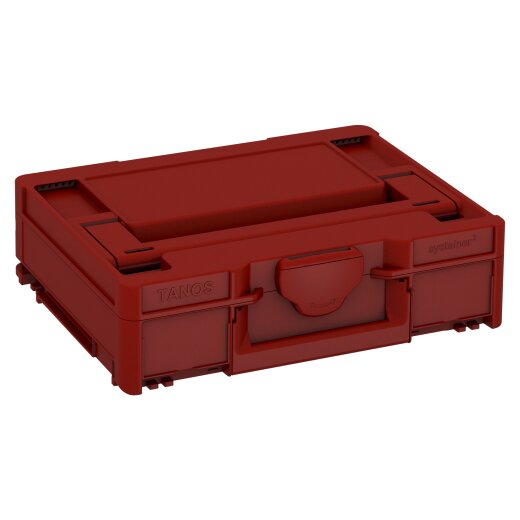 Tanos systainer³ M 112 carmine red (RAL 3002), closure carmine red (RAL 3002), handle carmine red (RAL 3002)