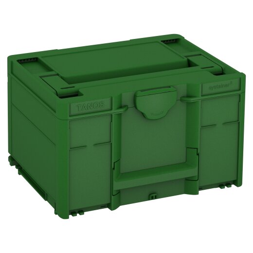 Tanos systainer³ M 237 smaragdgrün (RAL 6001), Verschluss smaragdgrün (RAL 6001), Griff smaragdgrün (RAL 6001)