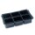 MINI-systainer® T-Loc I for small bits, 6 divisions anthracite (RAL 7016)