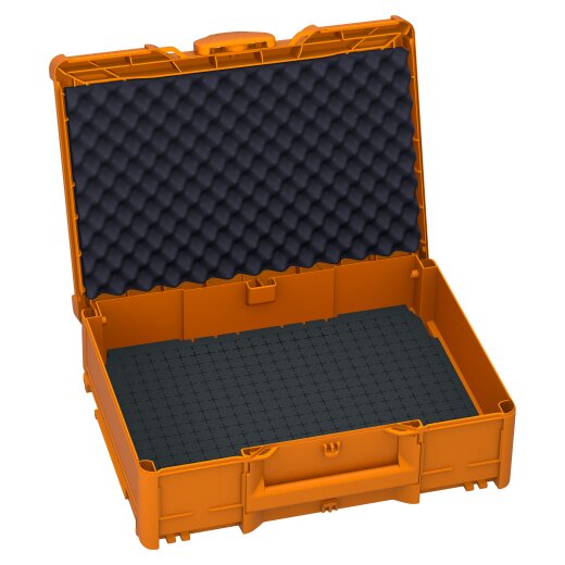 Tanos Polster-Systainer³ M 137 deep orange (RAL 2011), closure deep orange (RAL 2011), handle deep orange (RAL 2011)