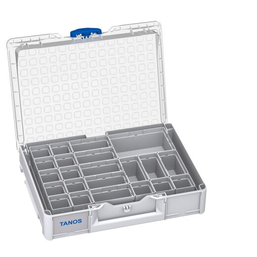 Tanos systainer³ Organizer M 89 22 Boxen systainer³ Organizer M 89 22 boxes (RAL 7035), closure signalblue (HKS 43 K)