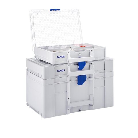 Tanos systainer³ Organizer M 89 22 Boxen systainer³ Organizer M 89 22 boxes (RAL 7035), closure signalblue (HKS 43 K)