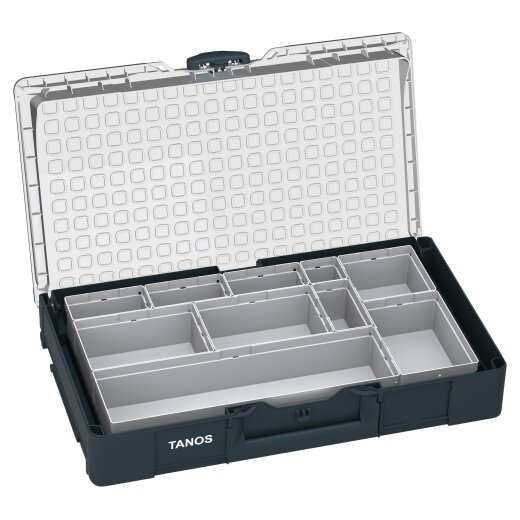 Tanos systainer³ Organizer L 89 10 Boxen anthrazit (RAL 7016), Verschluss anthrazit (RAL 7016)