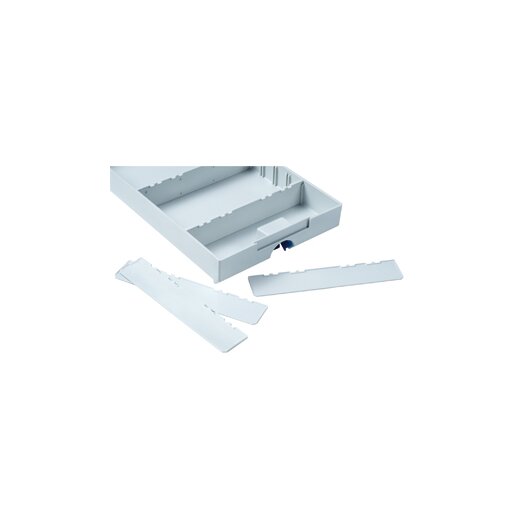 Trennstege für Schublade mittel (5-er Set) lichtgrau (RAL 7035) - 80000093