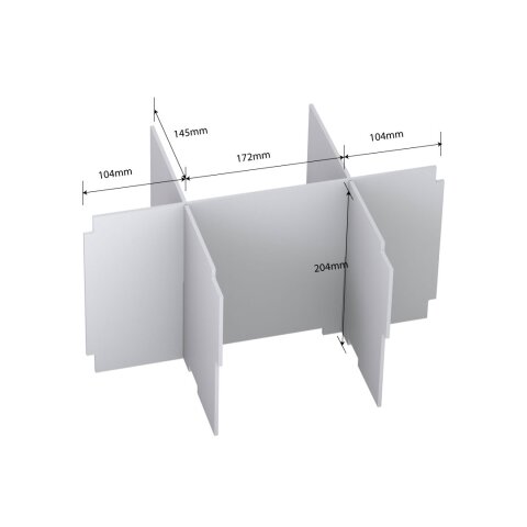 Fachteiler 6-fach Einteilung - 83500054