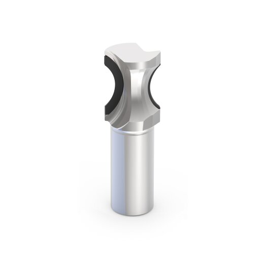 JSO R16mm Diamond (PCD) Bullnose cutter Z2 31.60x24/20mm S20mm right