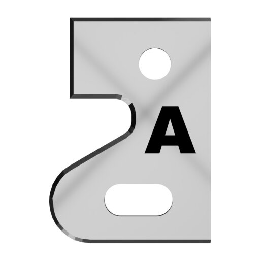 Aigner Profilmesser "A" für C557-4  LL 28x16.8x2.0