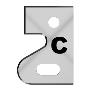 Aigner Profilmesser "C" für C557-4  LL 28x16.8x2.0