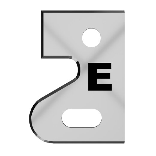 Aigner Profilmesser "E" für C557-4  LL 28x16.8x2.0