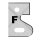 Aigner Profilmesser "F" für C557-4  RL 29.5x16.8x2.0
