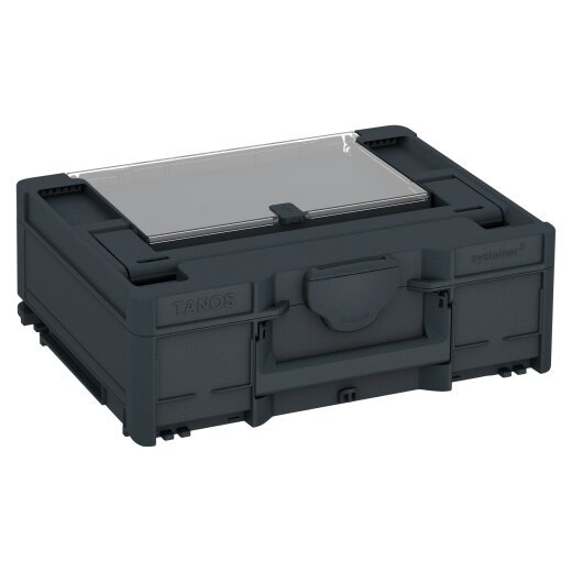 Tanos systainer³ Deckelfach M 137 anthrazit (RAL 7016), Verschluss anthrazit (RAL 7016), Griff anthrazit (RAL 7016)