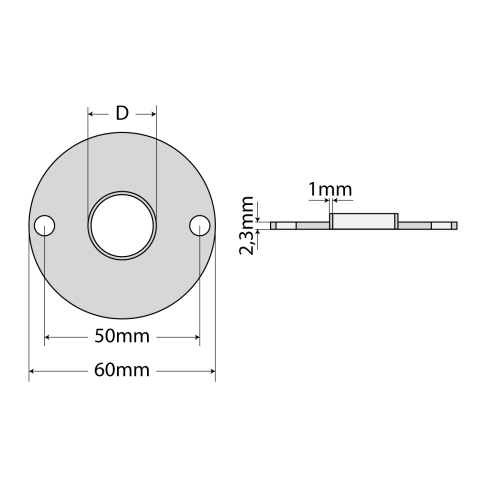 CMT Schablonenführung 30x6mm für CMT...