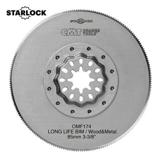 CMT Kreissägeblatt für Multitool BIM 85x0,7mm Starlock für Holz und Metall 5 Stück