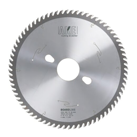 AKE Boardline Plattenaufteilkreissägeblatt HW 430x4,4/3,2x75mm Z72 FT