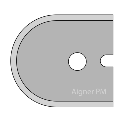 Aigner HW Profilmesser R6mm PM.58338.5/U35