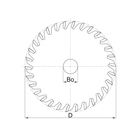 Aigner 100mm HW Rückwandnuter für CNC 100x5/3,8x40mm Z40 Wechsel-Flachzahn